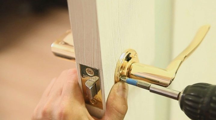  Come smontare le porte interne della maniglia della porta?