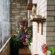 تزيين الشرفة مع الحجر الزخرفية
