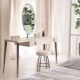  White dressing tables with a mirror: design features