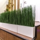  Artificial grass in a pot: features of choice