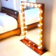  How to make a mirror with lights with your own hands?