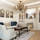  Đồ nội thất phòng khách theo phong cách cổ điển: ví dụ về thiết kế đẹp