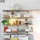  Planken in de woonkamer: modern ontwerp en praktisch
