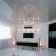  White glossy stretch ceilings: the pros and cons