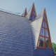  Slate roof: features of elite materials for roofing