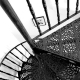  Cầu thang xoắn ốc bằng gang: các tính năng thiết kế