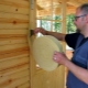  Затопляне на къщата от бар: mezhventsovy материал за топлоизолация отвътре