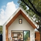  목재로 만든 1 층짜리 주택 프로젝트 : 건축을위한 독창적 인 아이디어