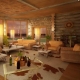  Interior decoration of the house of logs: design ideas