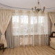  Beige curtains in the interior: the rules of choice