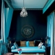  Tyrkysové záclony v interiéru: vytváří atmosféru inspirace