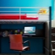  Bunk bed with work space