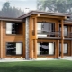  دقة تصميم المنازل من الأخشاب الصديقة للبيئة