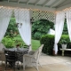  Choosing outdoor curtains for terraces and verandas