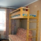  부모님을위한 아래층 소파가있는 이층 침대 : 선택의 종류와 미묘함