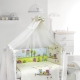 Bed linen in the crib for newborns: types of sets and selection criteria