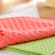  Waffle towel: katangian, application at subtleties ng pag-aalaga