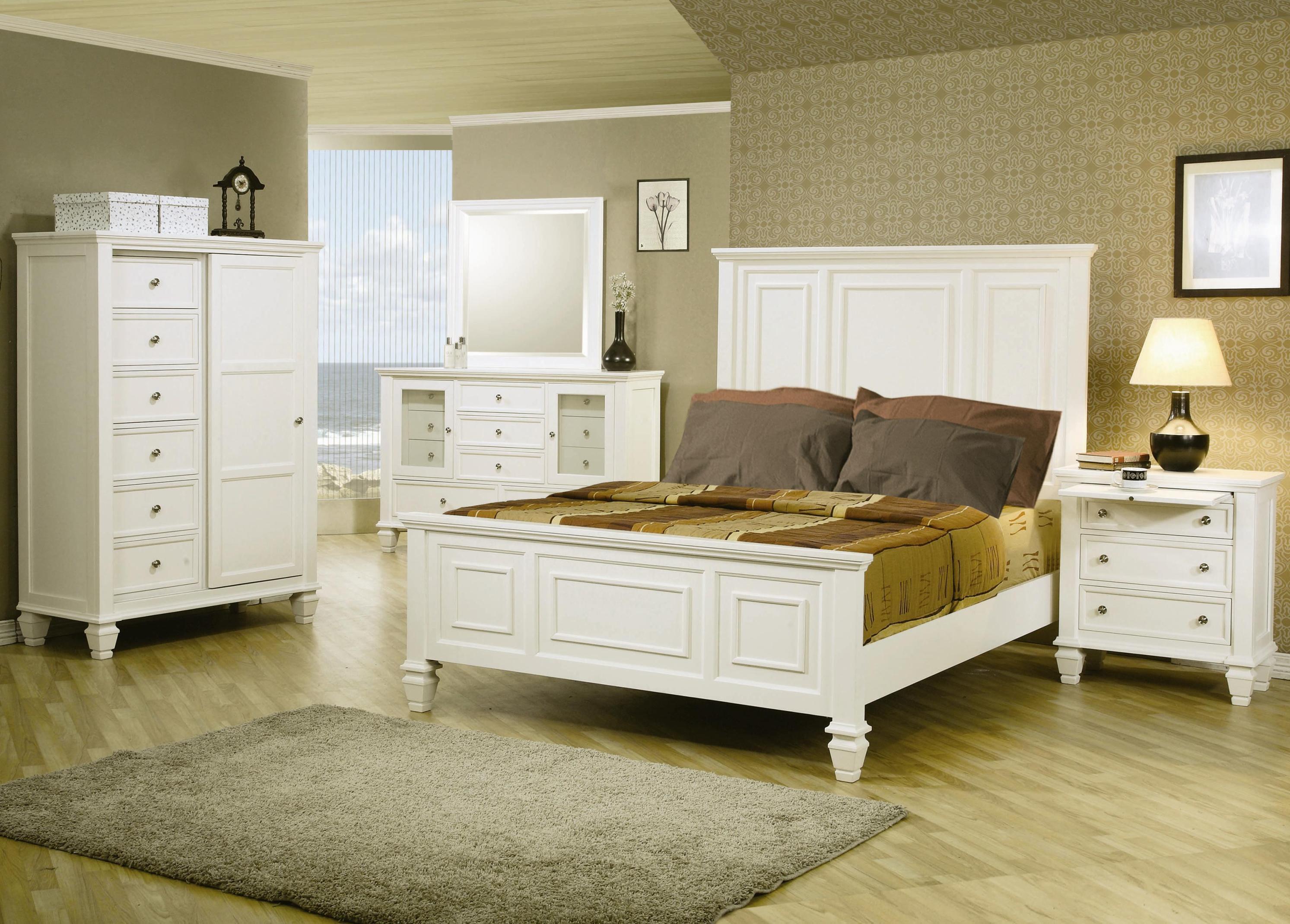 bedroom furniture glossy white and gold