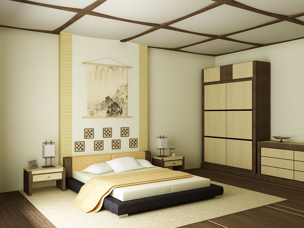 Schlafzimmer im japanischen Stil (11 Fotos): Asian Room Interior