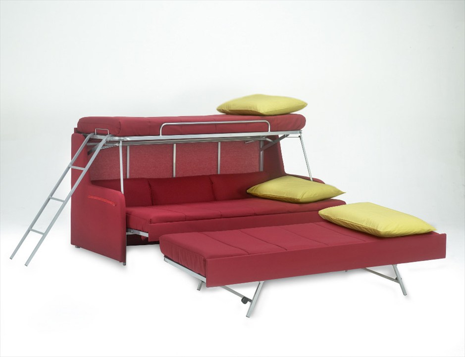 Two Tier Sofa Convertible, Double Bunk Sofa Bed