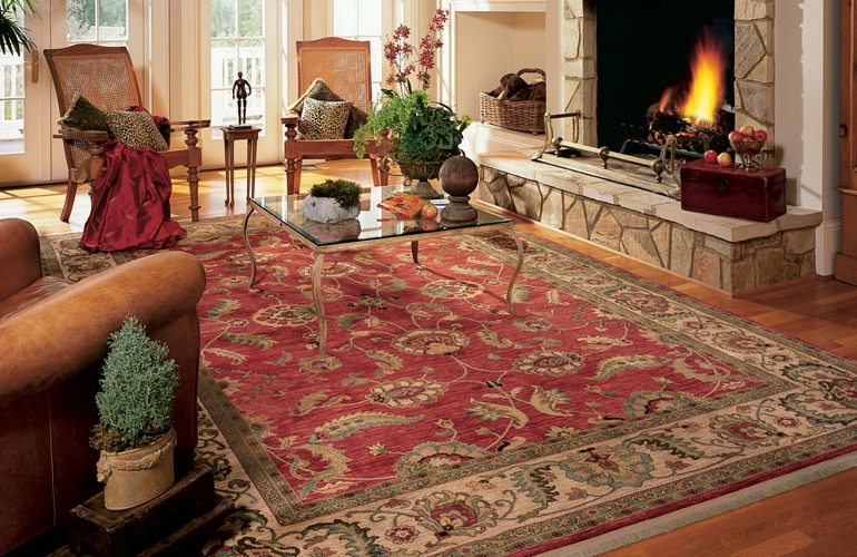 Tappeto orientale disegno persiano classico tappeti di qualità senza frangia 