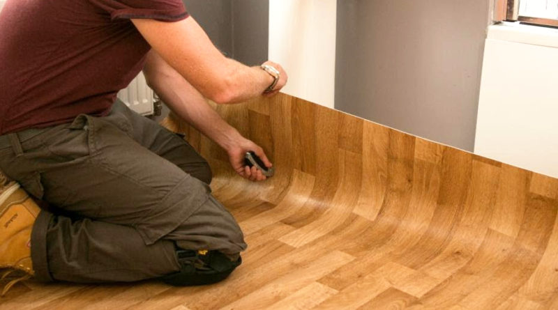 Laying Linoleum On A Concrete Floor, How To Install Linoleum Flooring