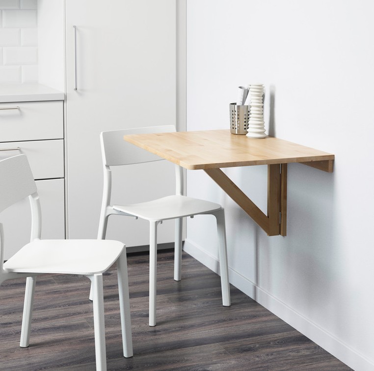 Gently Devastate philosopher Πτυσσόμενο τραπέζι Ikea: μοντέλα τοίχων, επιλογές δίπλωσης για τον τοίχο,  ξύλινα πτυσσόμενα κρεβάτια για το σπίτι