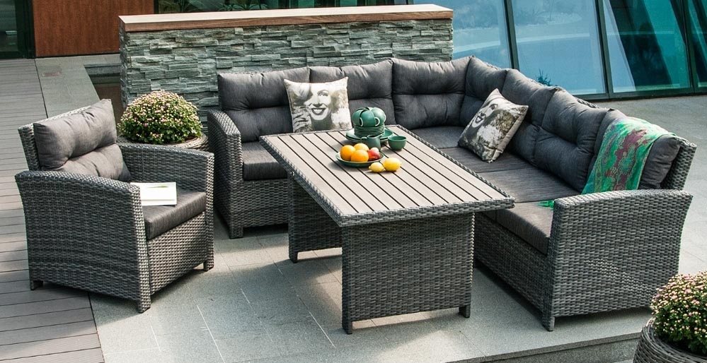 Garden Furniture Made Of Artificial Rattan A Set Wicker For The Dacha White Models Items Economy Class - Pros And Cons Of Wicker Outdoor Furniture