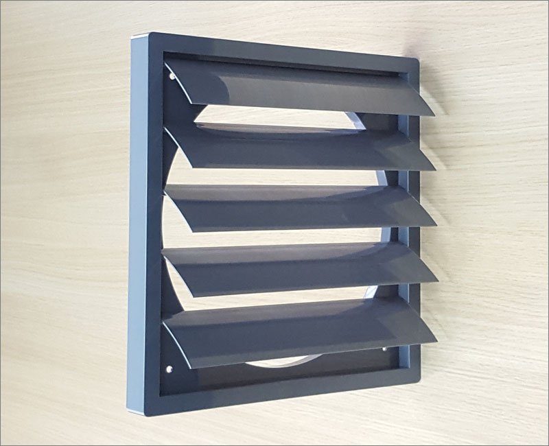 Rejilla de ventilación ajustable: características de metal movible y .