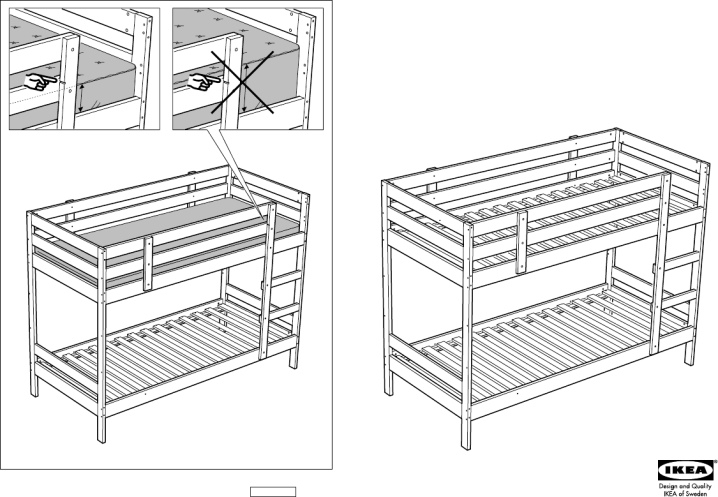 Ikea Bunk Bed 55 Photos Assembly, Ikea Mydal Bunk Bed Frame