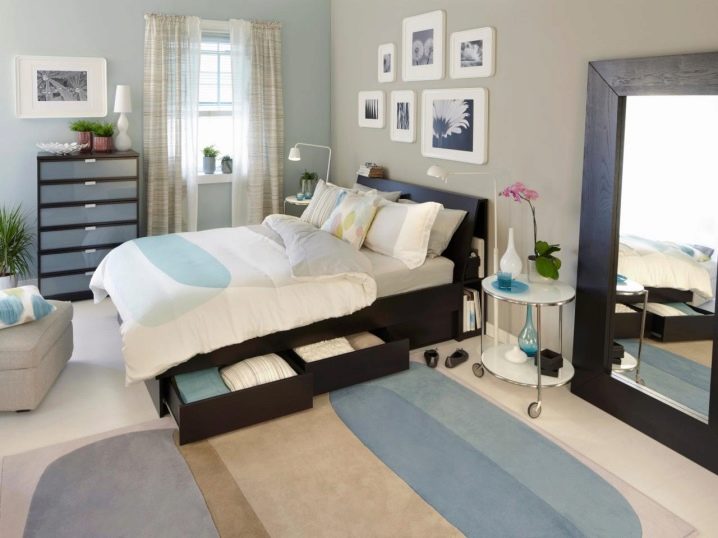 مجهد عاصمة يقاوم  Ikea kétszemélyes ágyak: egy padlóágy matraccal, egy emeletes fehér modell  mérete, vélemények