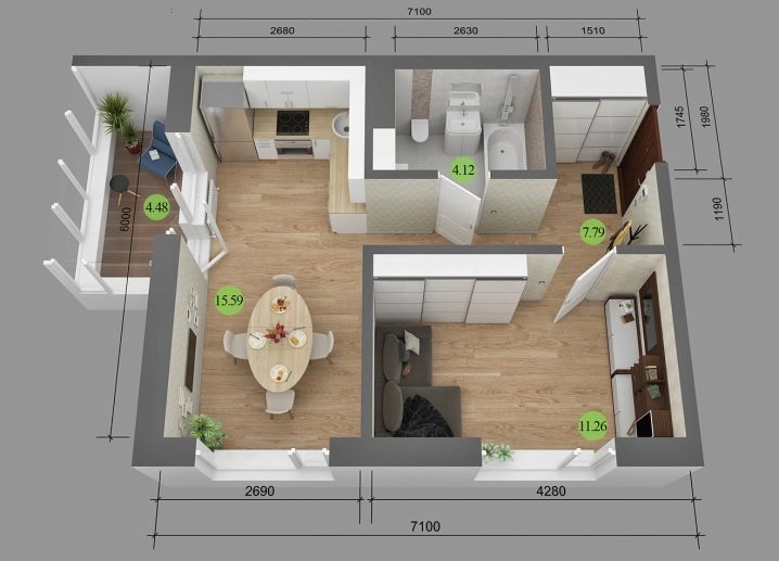 تصميم شقة من غرفة واحدة 40 متر مربع 96 صورة أمثلة حديثة للتصميم